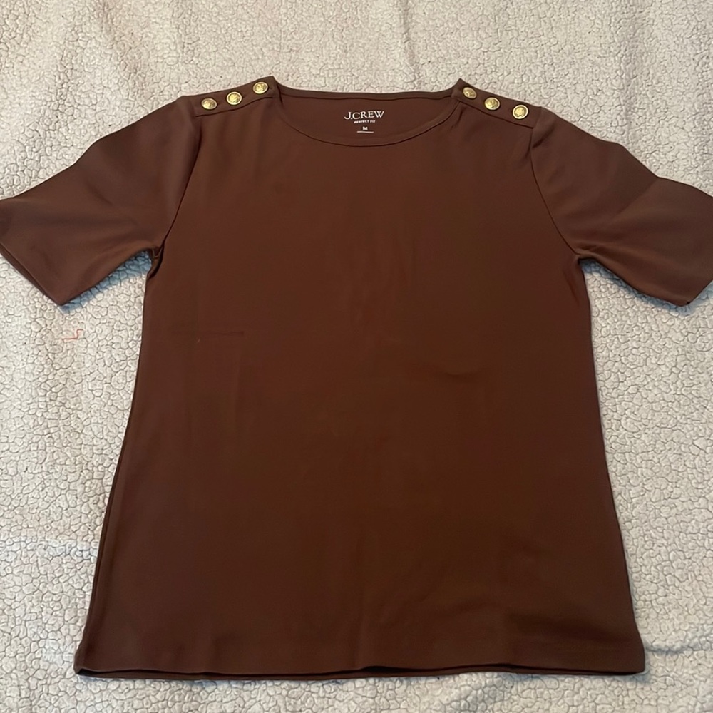 J crew perfect fit elbow sleeve t shirt